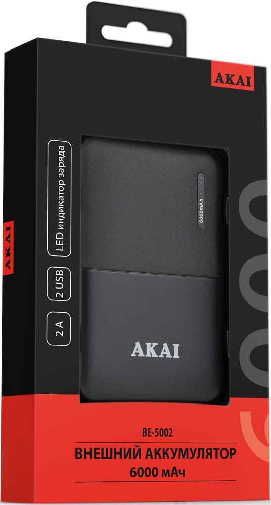 Akai BE-5002 6000mAh Black