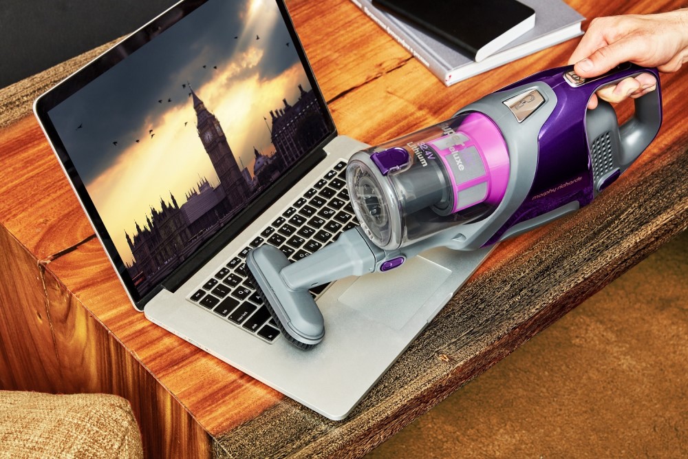 Morphy Richards Supervac Sleek Pro Grey/Purple (734000EE)