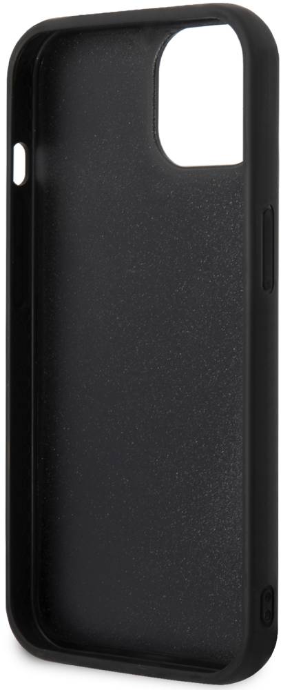 Karl Lagerfeld для iPhone 15 3D Rubber Case Karl and Choupette Черный (KLHCP15S3DRKCNK)