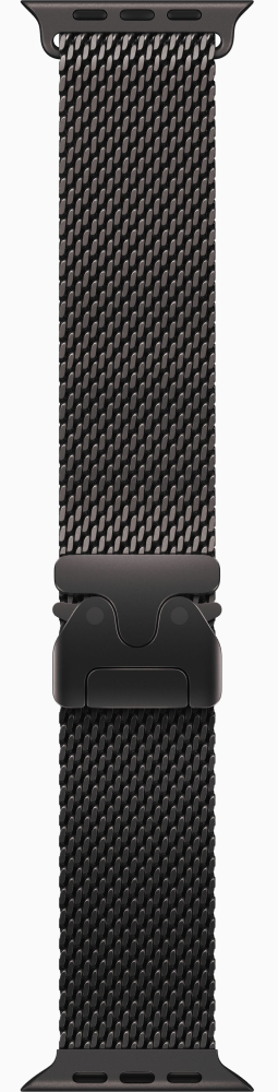 Apple Watch Ultra 2 (2024) Black Titanium +ремешок Titanium Milanese Loop black (L)