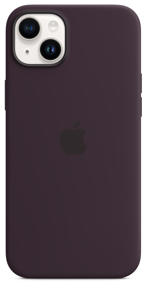 Apple iPhone 14 Plus Silicone Case with MagSafe Сливовый
